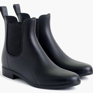 J. Crew Matte Chelsea Rainboots in Navy